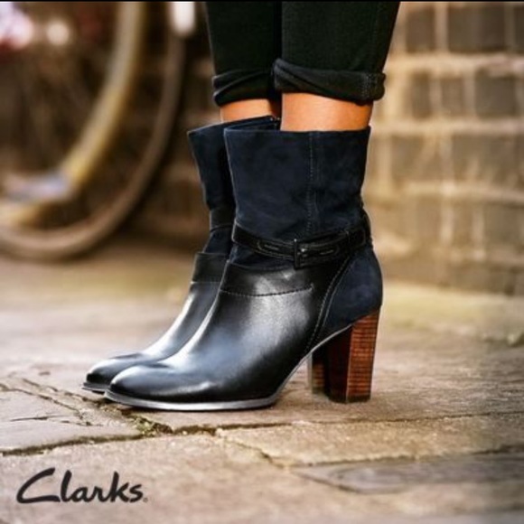 Clarks Shoes - Clarks leather booties